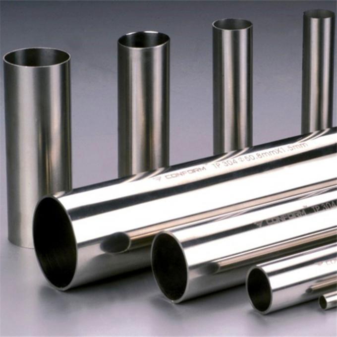 Tubo sin soldadura del acero inoxidable de ERW 304l 316l, tubería de acero inconsútil laminada