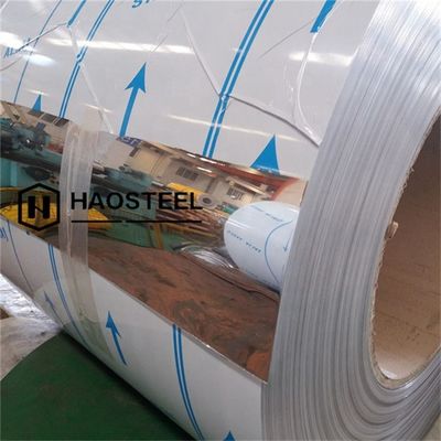 Bobinas de acero inoxidable laminado en frío 316L/304L/430 Serie 300 Grado Acabado BA Resistente a la corrosión 316 304 Banda Superficie 2B Doblado