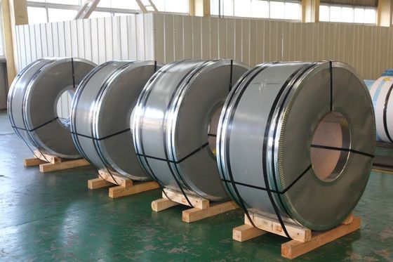 Bobinas de acero inoxidable 304L, serie 300, grado 2B/BA/HL, acabado superficial brillante, corte doblado, soldado para 904L/316TI/409L 316L/316l