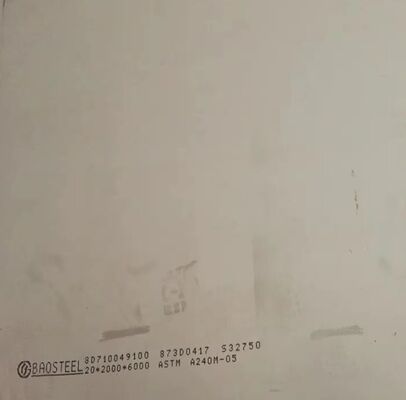 Plata de acero dúplex 2205 S32205 S32304 S31803 DIN1.4462 2507 S32750 1.4410 S32760