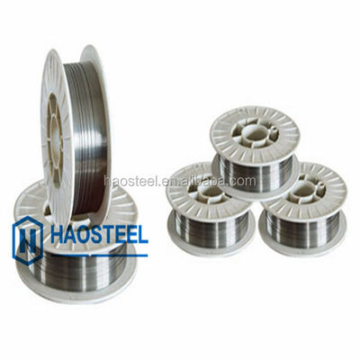Alambre de soldadura de acero aleado de níquel Haosteel Ernicrmo-3 625 con certificación ISO, carrete de 1000 m, superficie mate brillante, precio por kg, alambre súper