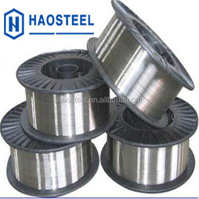 Alambre de soldadura de acero aleado de níquel Haosteel Ernicrmo-3 625 con certificación ISO, carrete de 1000 m, superficie mate brillante, precio por kg, alambre súper